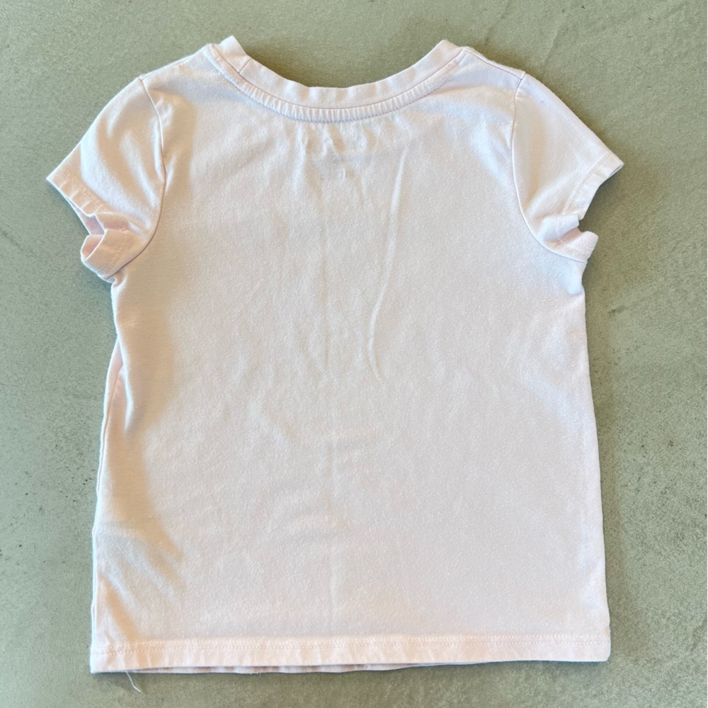 CAT & JACK Love My Mama Kids Toddler T-Shirt - Light Pink w/ Gold Print 2T - Picture 5 of 6